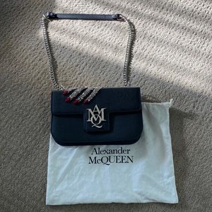 Rare Alexander Mcqieen Beaded Hand Bag